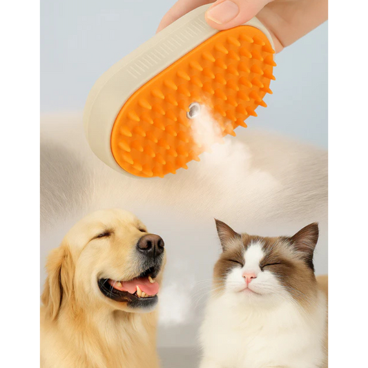 Cepillo Vaporizador Para Mascotas - Premium